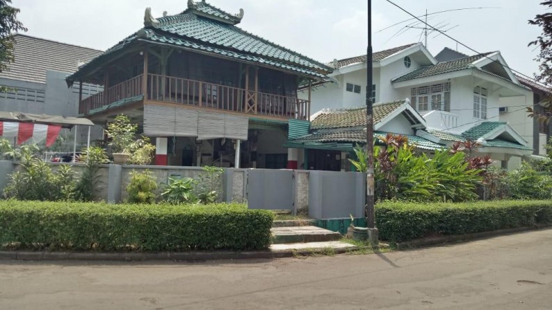 Rumah dgn Halaman yg luas, Hoek, jalan lebar, dlm Cluster Lokasi ok di Mertilang Bintaro Jaya 9