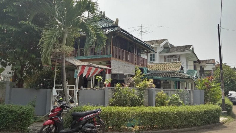 Rumah dgn Halaman yg luas, Hoek, jalan lebar, dlm Cluster Lokasi ok di Mertilang Bintaro Jaya 9