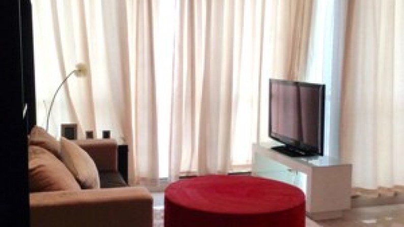 Sewa Apartemen Mewah, 2BR, Full Furnished, View City, Siap Huni