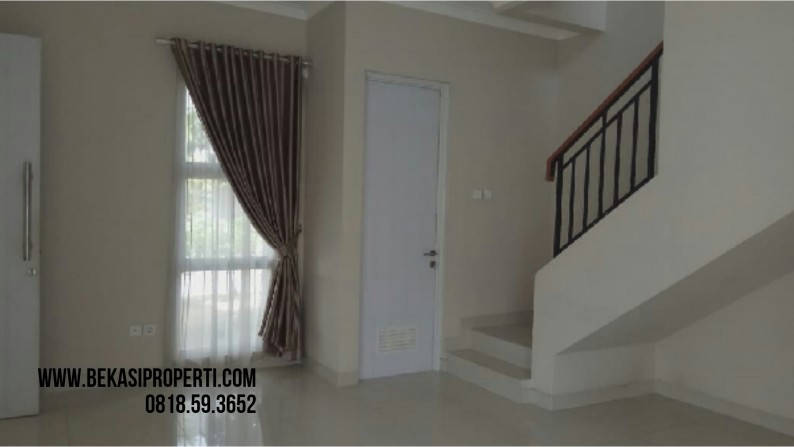 DISEWAKAN RUMAH GRAND WISATA, CLUSTER BARU RUMAH SUDAH SEMI-FURNISHED.