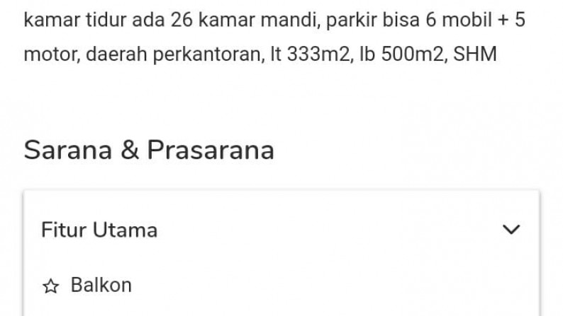 Jual Rumah Kosan Jalan Tebet Raya Lokasi Strategis