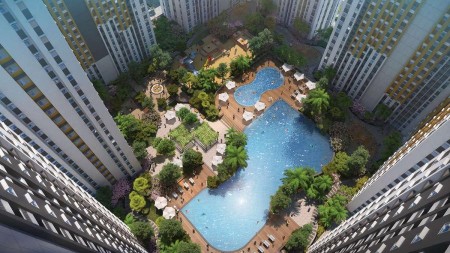 Apartemen Spring Lake 2BR Baru Renov FF