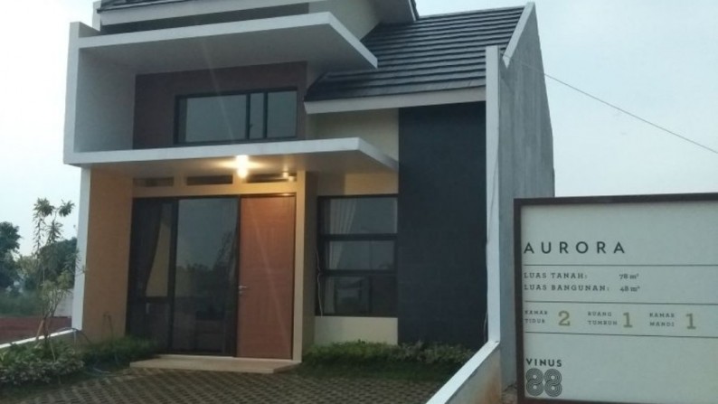 Vinus 88 Residences, Cluster Terbaru Dengan Harga Termurah di Pamulang, Tangerang Selatan