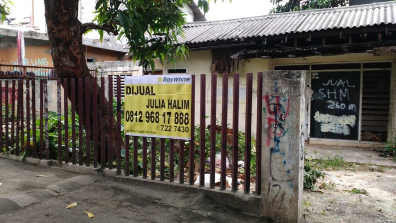 Jual Tanah Luas 130 Meter di Pondok Pinang Jl Tanah Kusir III