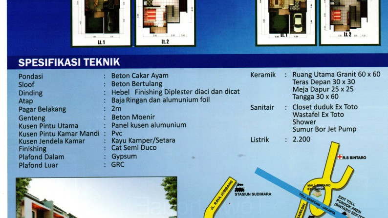 New Produk Rumah Primary, Sudah Siap Huni, Hunian Nyaman dan Asri @Panorama Bintaro, Ciputat