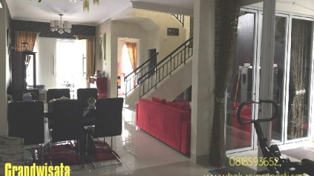 Disewakan rumah grandwisata beserta furnishnya, cluster baru bangunan bagus bersih terawat.