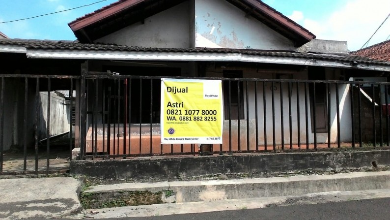 Rumah Tua, Cocok Untuk Invest, dan Strategis @Pondok Pucung Indah