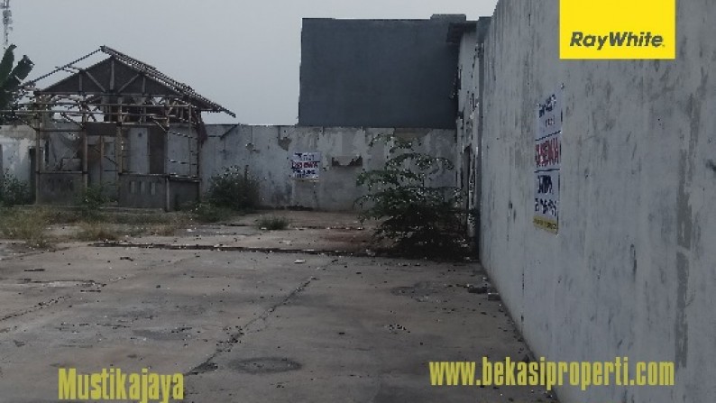 Disewakan tanah di raya mustikajaya bekasi timur, strategis dan bagus banget.