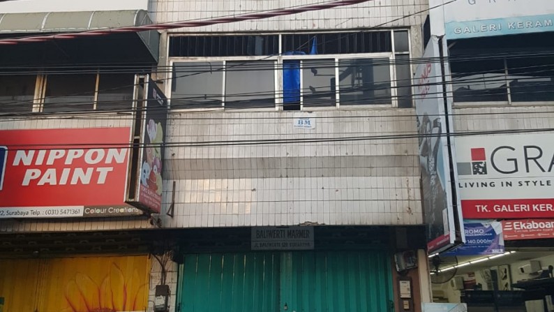 Disewakan Ruko Pusat Kota Jalan Baliwerti Surabaya