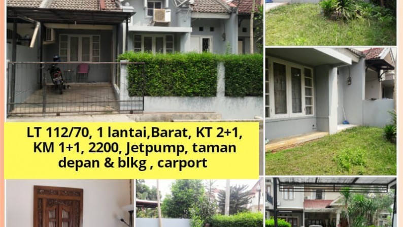 Rumah Murah, Siap Huni, Lokasi Strategis @Graha Bintaro