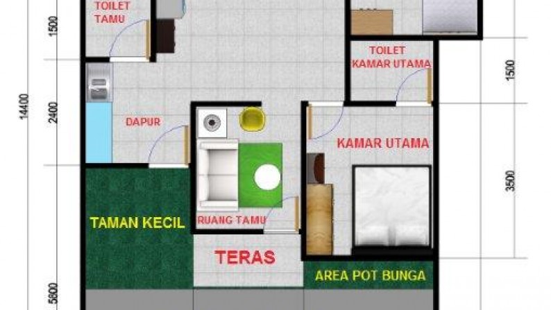 Rumah Minimalis, Siap Huni, dan Strategis @Kademangan, Serpong