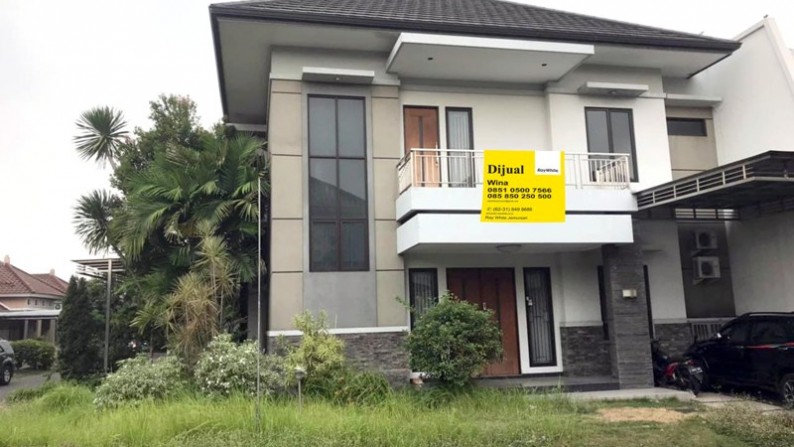 Rumah di Sakura Residence, Minimalis, Lingkungan Elite, One Gate System, Hoek, Row Jalan Lebar + Paving, Siap Huni