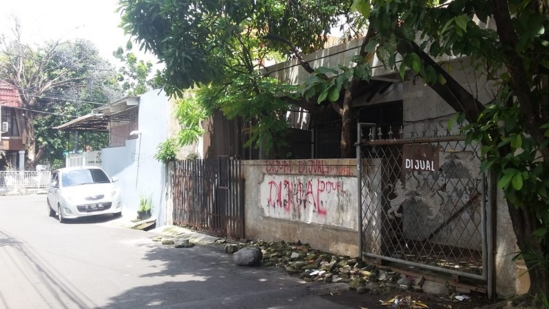 Rumah Hancur Hitung Tanah DI Tanjung Duren Jakarta Barat