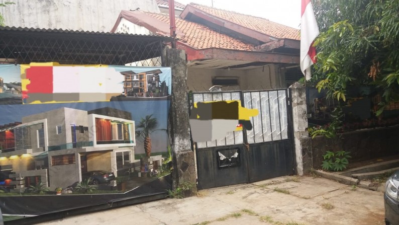 Dijual Rumah Hitung Tanah Di Jl Dempo Mayestik, Kebayoran Jakarta