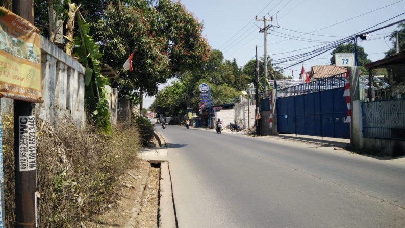 Dijual Lahan di Cimuning Jalan Raya Setu Bantar Gebang