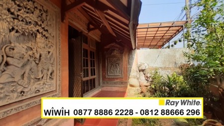 Rumah Uniq Gaya Bali di Kawasan Bintaro luas 367m Harga 2,8M nego, MURAAH!!!