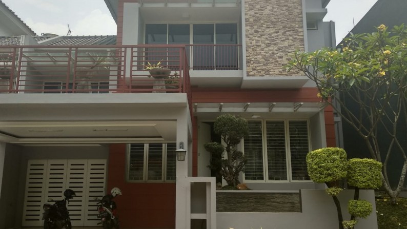 Rumah Siap Huni di kawasan Cluster Kebayoran Residence, Bintaro