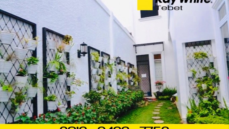 Rumah Cantik Mewah Menteng Lokasi Prime Area Tenang Jalan 