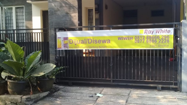 Rumah Minimalis Siap Huni 60 Jt nego, Fully Furnished, Bintaro Sektor VI