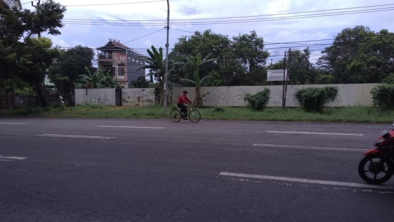 Tanah dijual di Makasar jl Perintis Kemerdekaan km 16 (jl ke arah bandara), depan Polda Sul Sel