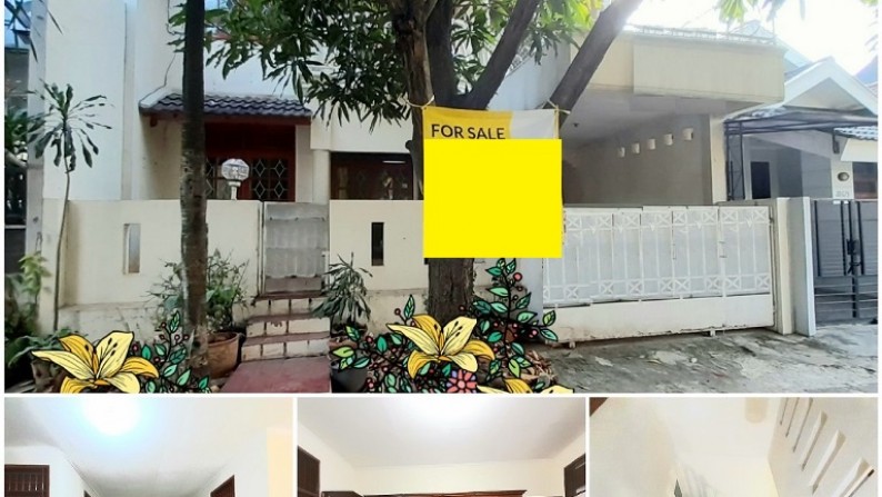 Rumah 2Lt di Sektor 9 Bintaro Jaya Harga 47,5Jt per Thn, MURAH!!! Jarang Ada