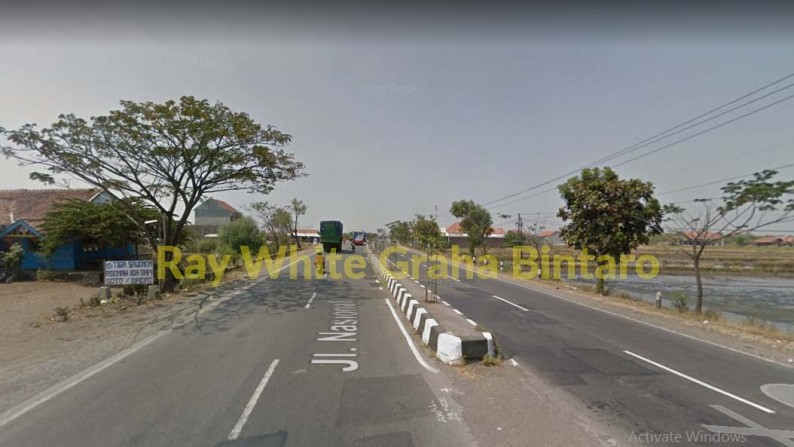 Tanah di Pinggir Jalan Raya dari Cirebon ke Tegal