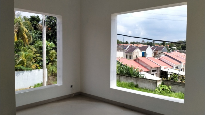 Dijual Cepat Sawangan Depok, Rumah Baru, Tinggal Finishing, 3 Lantai, Harga NEGO