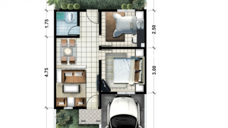 Rumah Baru, Minimalis, dan Lokasi Strategis @Griya Jakarta, Pamulang