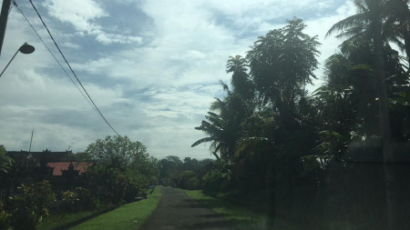 Freehold Riverside land 2100 sqm, Near Ocean in Traditional Village Beraban Tabanan