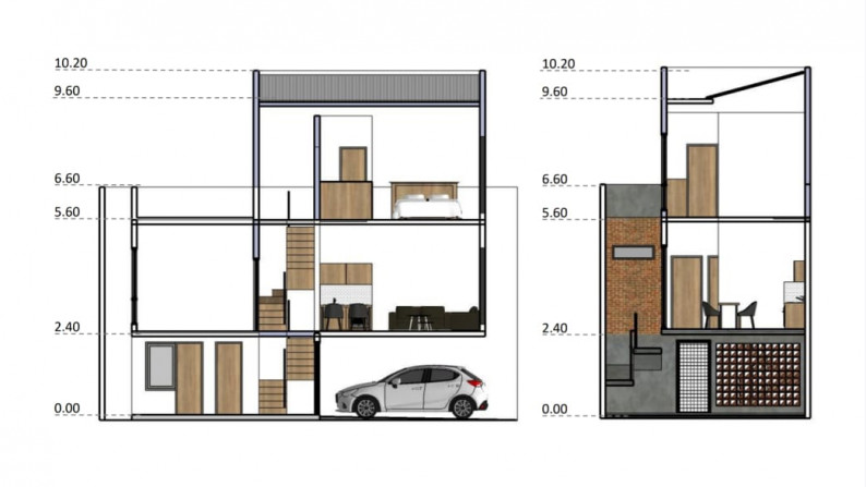 Rumah Proses Bangun, Dalam Cluster Bintaro, dan Hunian Nyaman @The Blessed, Kucica