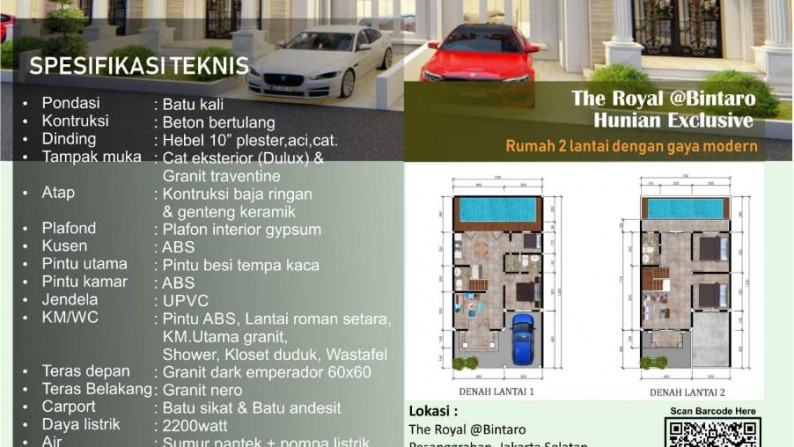 Hunian Exclusive The Royal Bintaro