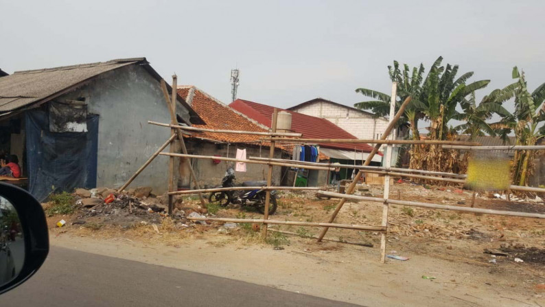 Kavling Strategis Posisi Pinggir jalan di kawasan Pondok Aren