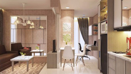 Apartemen Type Studio Full Furnish, Bisa Kosongan B Residence Dekat Aeon Mall BSD, Luas 38,5m2