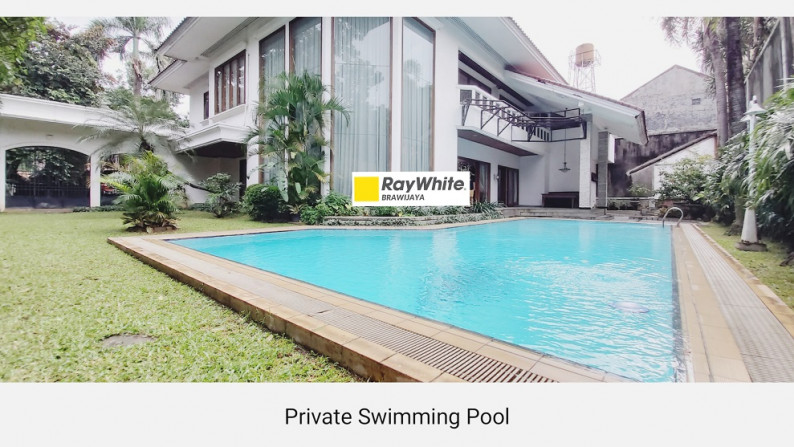 Rumah di Kavling Polri Ragunan, Pasar Minggu, Jakarta Selatan, Siap Huni, Private Pool, Siap Huni, 4 Bedroom