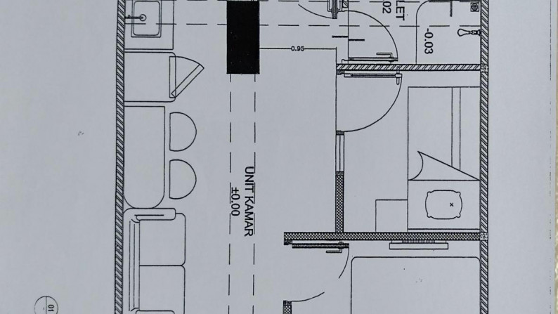 Dijual apartemen amazana serpong, 2 bedroom, serpong utara, tangerang selatan