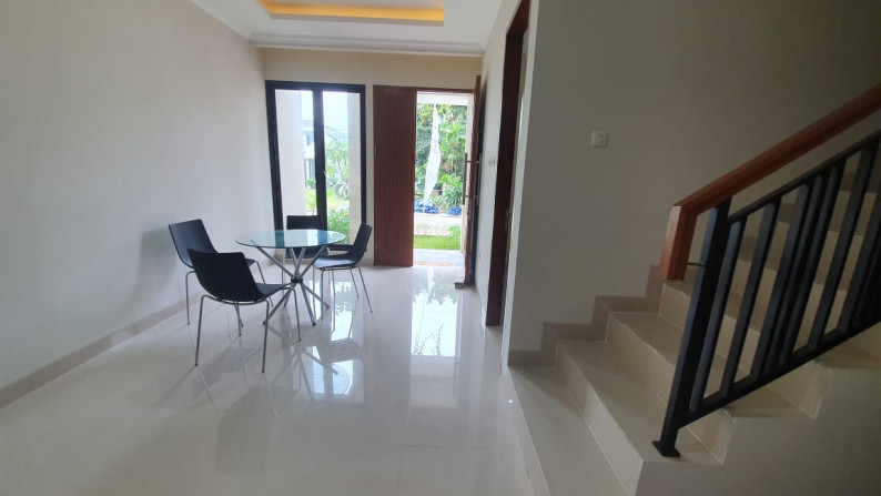 Dijual Rumah Modern Minimalis Dalam Townhouse Posisi Terdepan, Pondok Labu