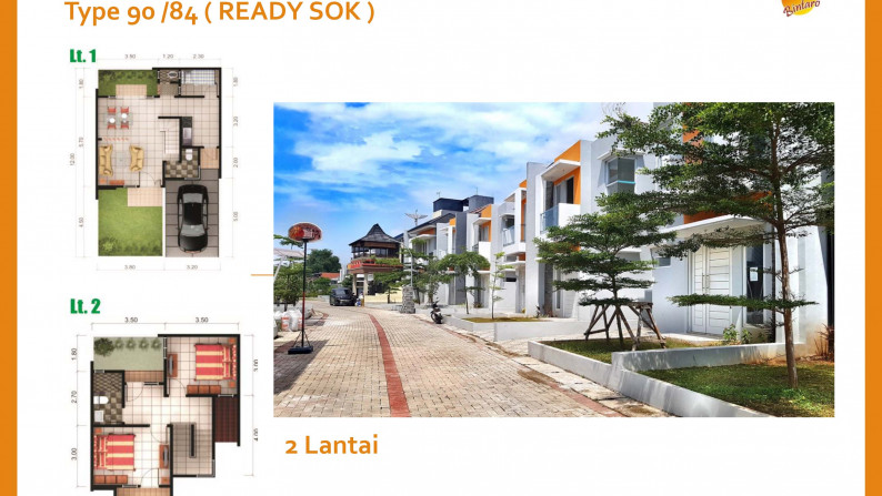 Rumah Siap Huni, Hunian Nyaman, Asri, dan Dalam Cluster @Panorama Bintaro, Ciputat