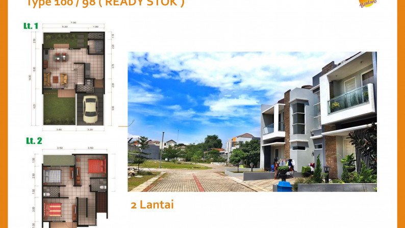 Rumah Siap Huni, Hunian Nyaman, Asri, dan Dalam Cluster @Panorama Bintaro, Ciputat