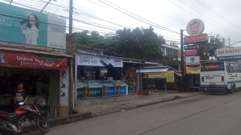 Sewa Tanah dan Bangunan di Jalan Raya Parung