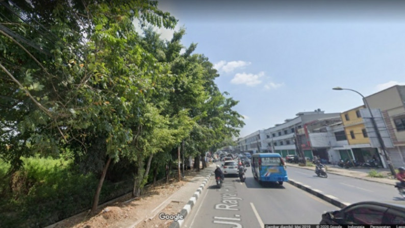 Tanah Dijual lebar muka 86m2, Bentuk L Di Jl Ir. H. Juanda, Luas 8700m2