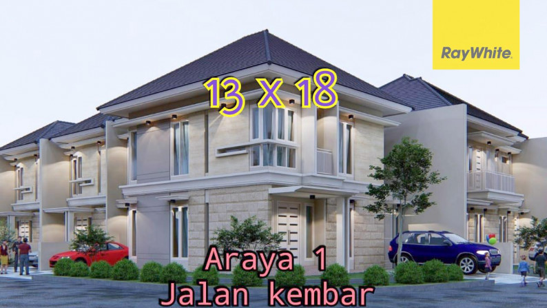 Jual Rumah 2 Lantai, Baru Gress, Minimalis, Lingkungan Elite, Row Jalan depan Lebar, Bisa untuk Rumah Tinggal/Kantor (ada 2 unit)