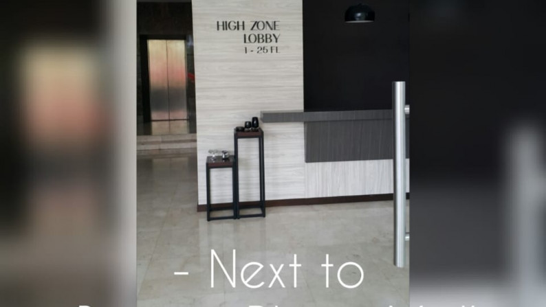 Apartemen Siap Huni 1 Bedroom di apart Altiz, Bintaro