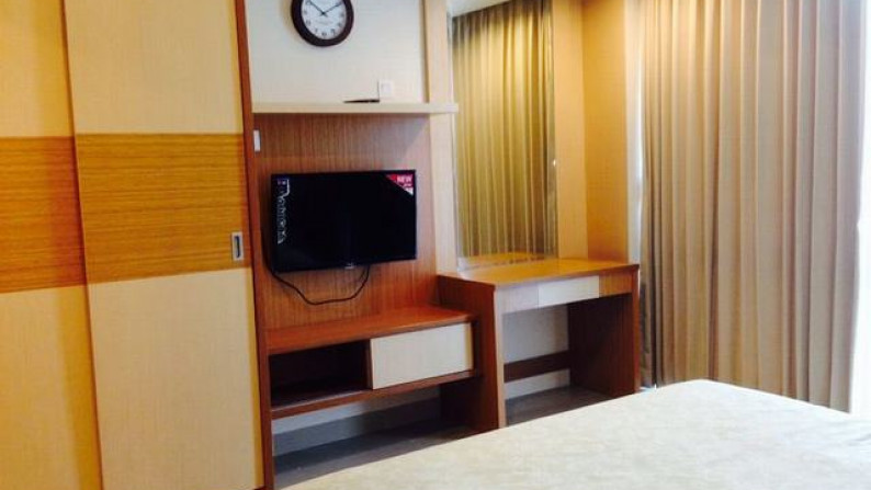 Dijual Apartemen Type 1 BR Renov jadi 2 BR, Streategis, rapih, harga murah, siap huni