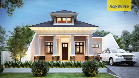 Rumah di Kendangsari, Baru Gress, Minimalis, Design Interior Lux, Bisa untuk Rumah Tinggal/Kantor - TAN -