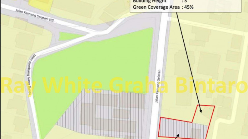 For Sale Commercial Plot (Tanah) at Kemang Raya