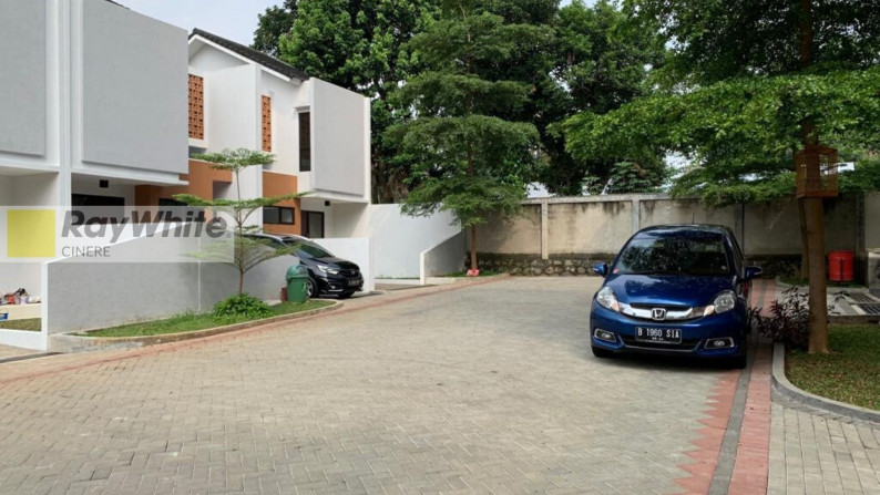 Rumah milenial dalam cluster di Cirendeu