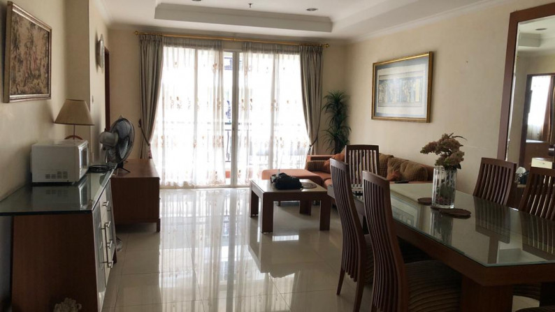 Apartemen Siap Huni, Full Furnish Mediterania Lagoon, Kemayoran, Luas 97m2