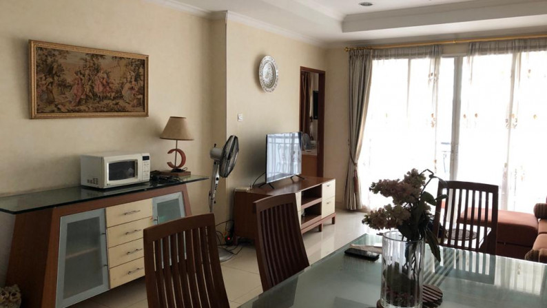 Apartemen Siap Huni, Full Furnish Mediterania Lagoon, Kemayoran, Luas 97m2